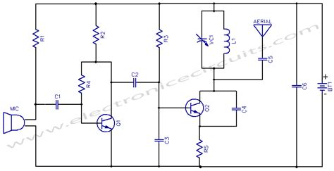 3v Fm Transmitter Electronic Circuits
