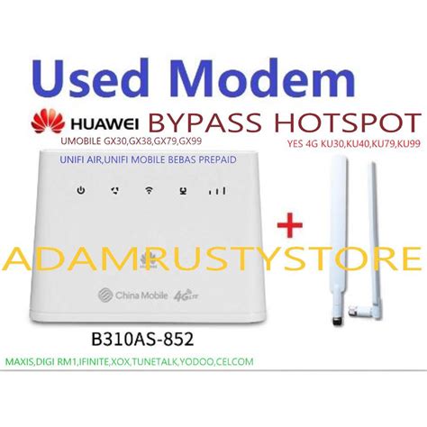 Berikut cara setting model tersebut. Huawei b310 b618 b593-850 mod bypass hotspot wifi modem ...