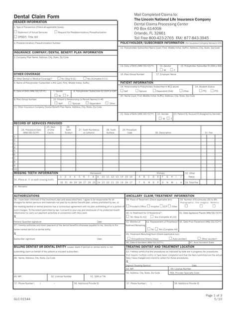 Free Printable Ada Dental Claim Form Fill Out And Sign Online Dochub