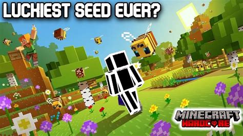 This Is The Luckiest Seed Ever Minecraft Hardcore Ep Youtube