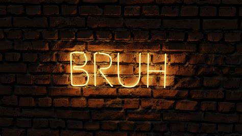 Light Bruh On Brick Wall Hd Bruh Wallpapers Hd Wallpapers Id 53963