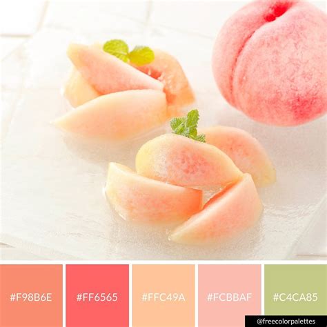 Peach Color Palette Color Palette Bright Bright Color Palette