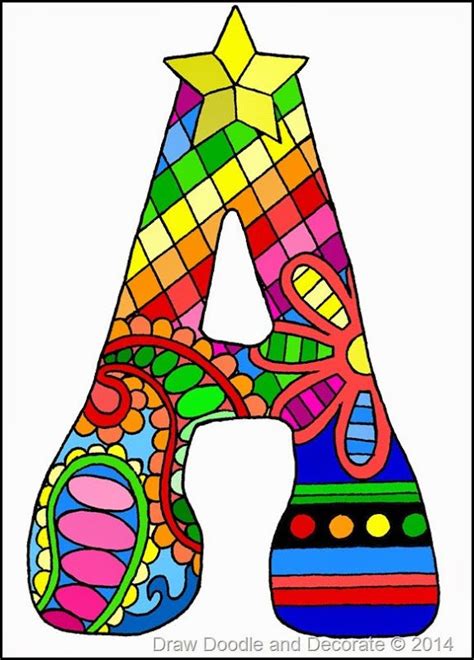 Draw Doodle And Decorate Alphabet Seriesgoing Digital Lettering