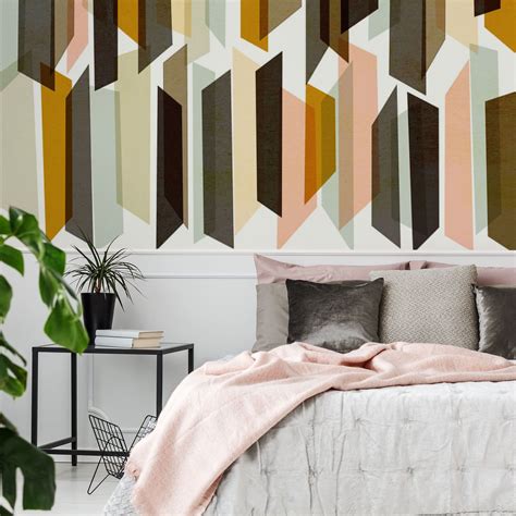 Geometric Wallpaper Will Add Another Dimension To Your Room With