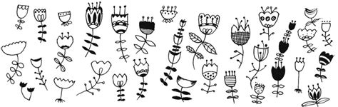 Aus einer Tulpenform weitere 30 einfache Blumen zeichnen ... Drucken sie beliebige zentangle vorlagen aus oder zeichnen sie selbst ein motiv vor, in das sie dann die muster malen.