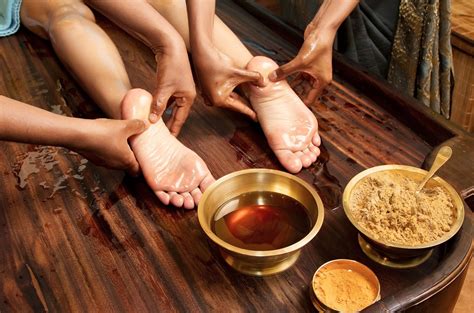 Traditional Indian Ayurvedic Oil Foot Massage Soul Seed Media And Travel