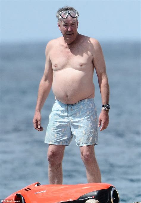 Jeremy Clarkson Shows Off His Rotund Belly In Barbados For Amazon Show Daily Mail Online