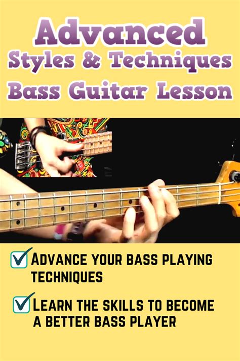 Bass Guitar Lessons Advanced Styles And Techniques Bass Player Center