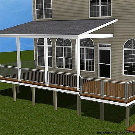 Putting a roof over your deck. When covering your porch or deck, there are three typical ...