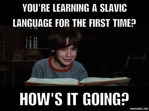 Learn Slavic Language Polyglotproblems Bad Jokes Book Cafe Slavic