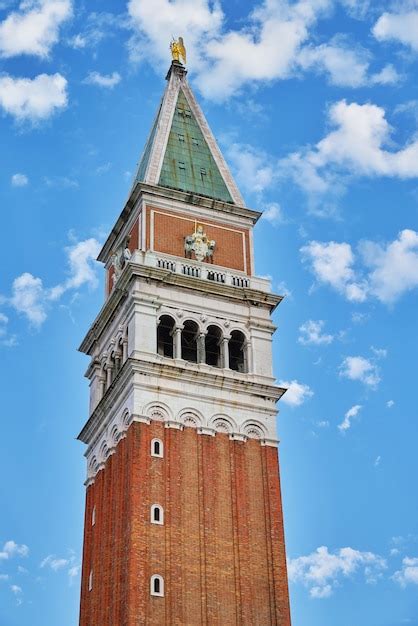 Premium Photo Fragment Of St Mark S Campanile Campanile Di San Marco Bell Tower Of St Mark