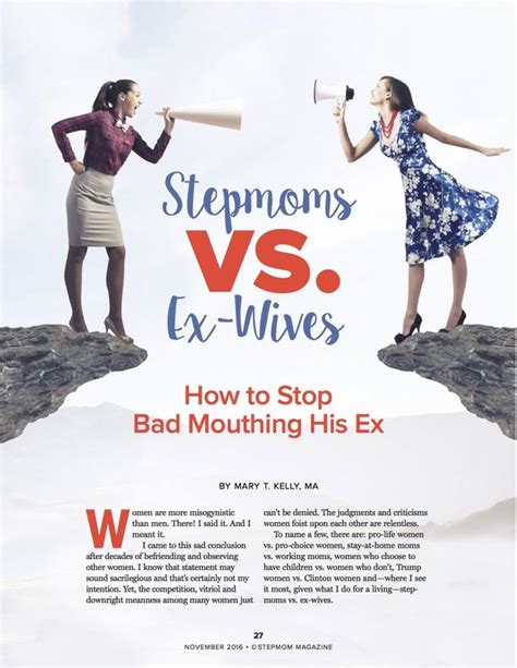 stepmoms vs ex wives inside the november 2016 issue stepmom magazine ex wives step mom