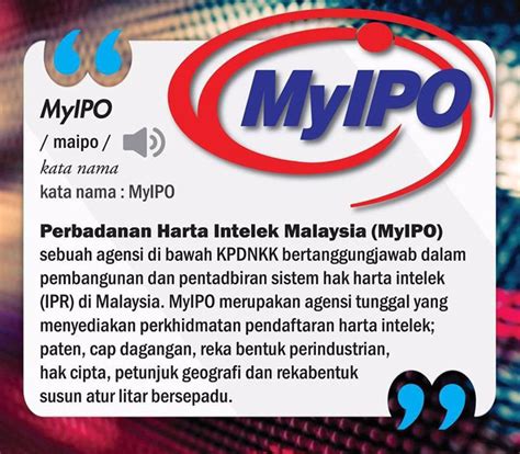 Antara pertubuhan yang ditubuh ialah; Pentingnya Daftar Hak Intelek Anda Di MyIPO ~ SURIA AMANDA