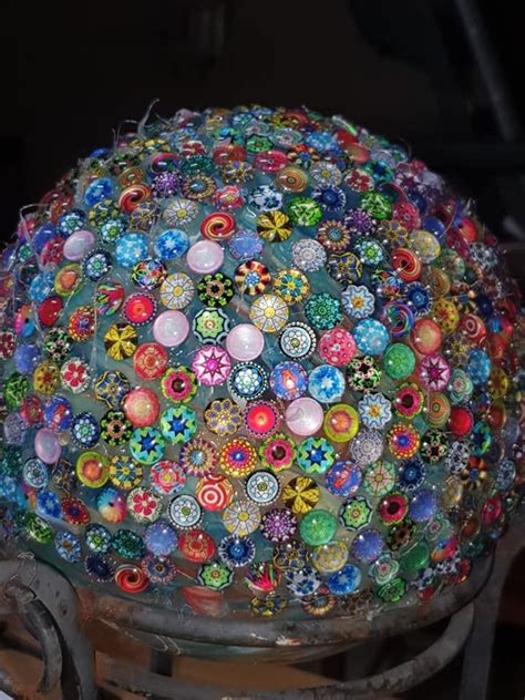 Recycled bowling ball my first attempt at a gazing ball. UPcycled Bowling Ball Mosaic....... #GreenLiving #Craft # ...