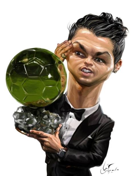 Ronaldo Funny Caricatures Celebrity Caricatures Celebrity Drawings