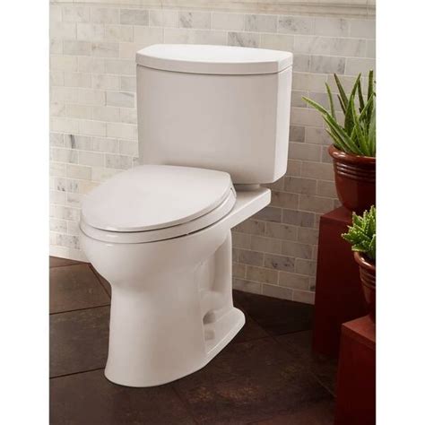 Toto Drake Ii Two Piece Elongated 128 Gpf Universal Height Toilet With