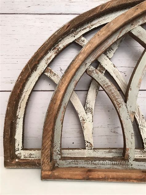 Wall Arches Half Moon Cathedral Windows Mantel Decor Etsy In 2023