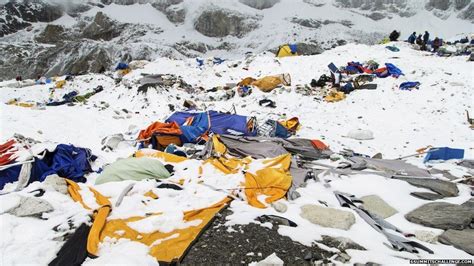 Nepal Earthquake Pictures Everest Base Camp After Avalanche Bbc News