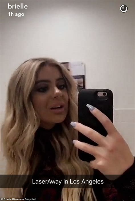 Brielle Biermann Shares Snapchat Selfie From Latest Cosmetic Procedure
