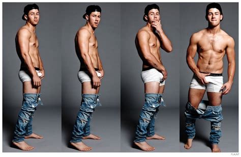 Nick Jonas Poses In Calvin Klein Underwear For The Fashionisto