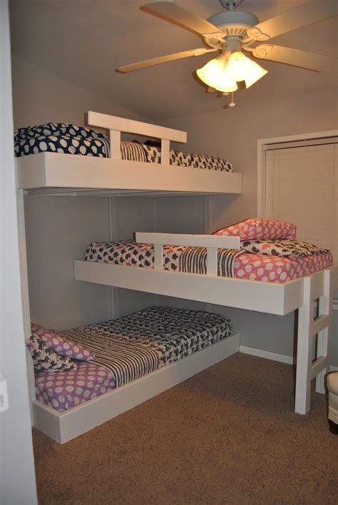 Triple Bunk Bed On Life With Mack And Macy We Love Our New Bunks And