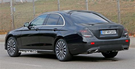 SPIED W213 Mercedes Benz E Class Is Almost Naked 2015 Mercedes Benz E