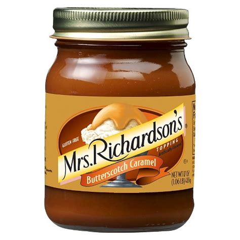 My kids are molly, age 11 and sam, age 8. Mrs. Richardson's® Butterscotch Caramel Topping - 17oz ...