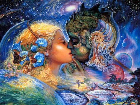 two souls become one fantasy art illustrations josephine wall art