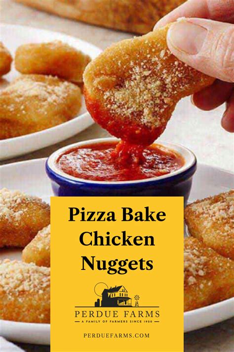 Our mission is good food for more people. Easy Pizza Chicken Nuggets in 2020 | Chicken nugget ...