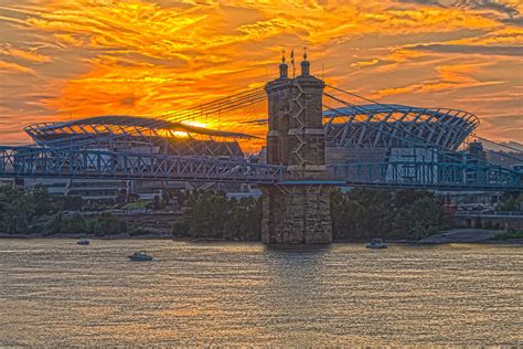 Sunset Along The Ohio River Photograph By James Patterson Fine Art