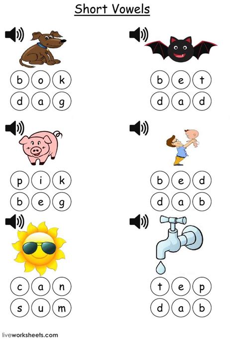 Phonics Online Worksheet For 1st 2nd 3rd You Can Do The Exercises