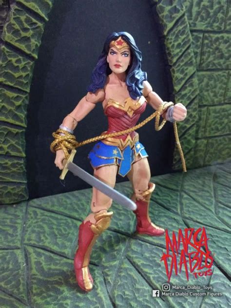 Wonder Woman Rebirth Dc Universe Custom Action Figure Dc Comics