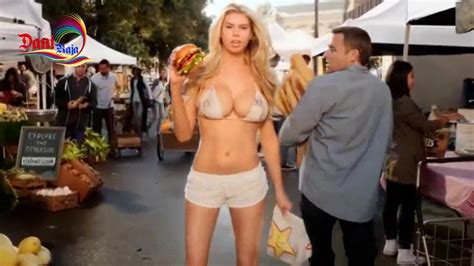 Beautiful Sexiest Model Carls Jr Burger Superbowl Commercial Ads Youtube