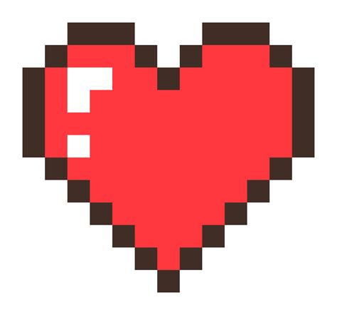 Pixel Heart Png Piksel Sanatı Minecraft Piksel Sanatı Yaratıcı