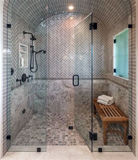 walk in shower ideas with seat