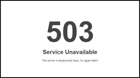 503 Service Unavailable Error Explained Crazy Domains Support