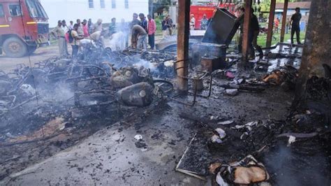 Assam Police Station Set Fire