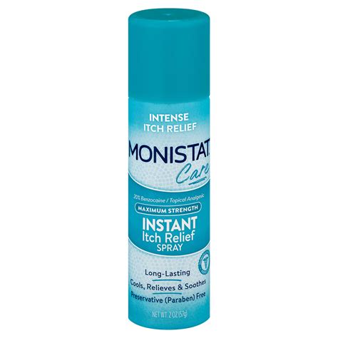 Monistat Care Instant Itch Relief Spray Cools And Soothes Maximum