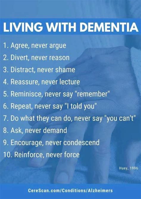 10 Ways On How To Treat People With Dementia Daily Infographic