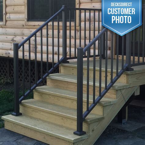 Westbury aluminum railing was designed with elegance and beauty in mind. Tuscany Stair Rail Kits by Westbury Aluminum Railing ...