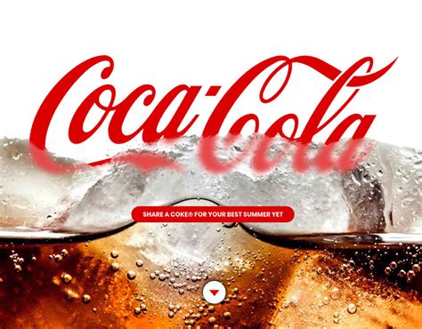 Coca Cola Website Design Refresh Concept On Behance