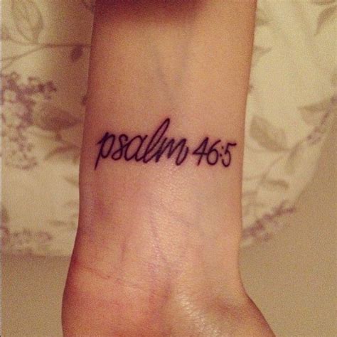 Psalm 46 5 Tattoo Max Goof Blog