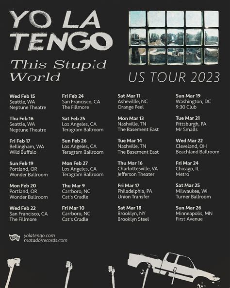 Yo La Tengo Announce Tour And New Album This Stupid World Share New