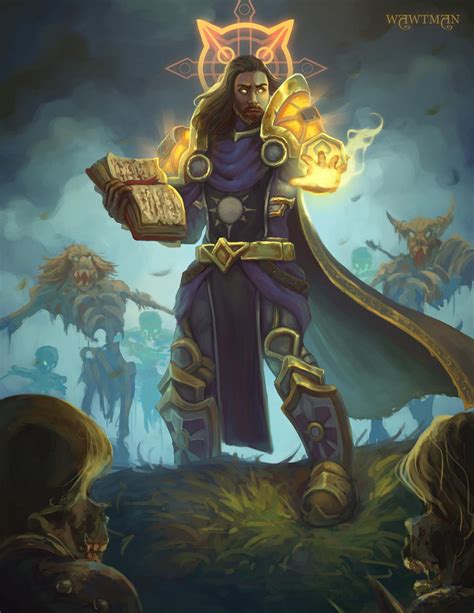 Xander The Holy Paladin By Wawtman On Deviantart Warcraft Art World