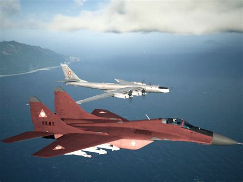 Mig 29a Red Prowling Devil And Mrkos Addon Ace Combat 7 Skies