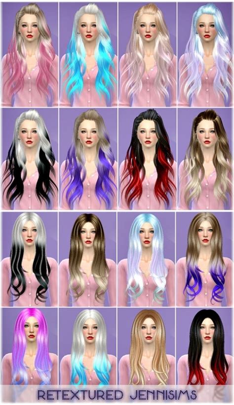 Alesso And Skysims Hairs Retextured Sims 4 Hair