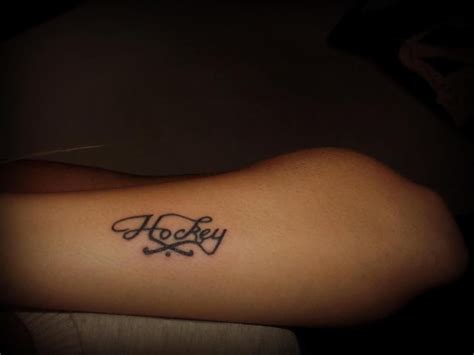 On their back they usually had their nationality. Hockey Tattoo | Moon tattoo, Hockey tattoo, Tattoos