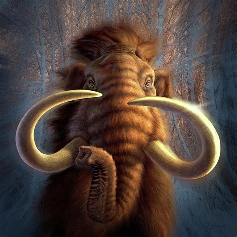 Mammoth Digital Art By Jerry Lofaro