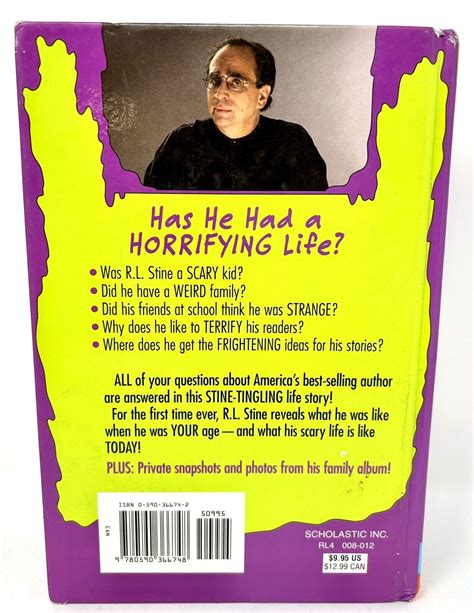 It Came From Ohio My Life As A Writer Rl Stine Goosebumps Lenticular Cover Hc Ebay