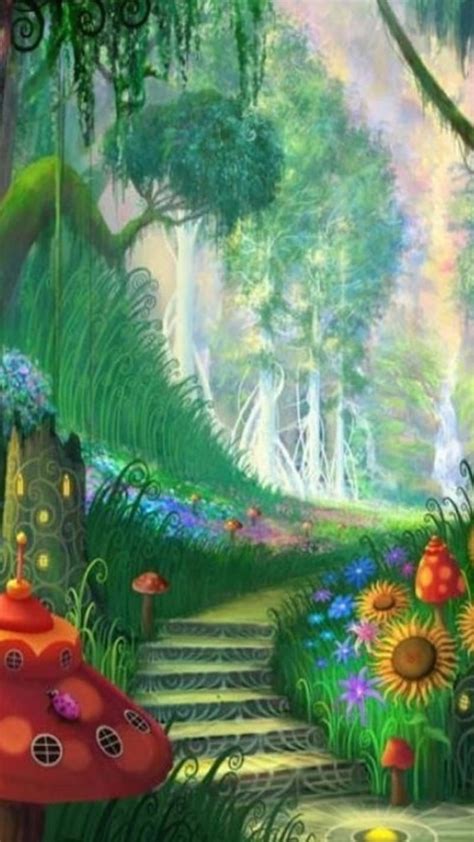 Fantasy Land Fairy Fantasy World Nature Hd Phone Wallpaper Peakpx